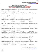 Đề vận dụng cao số phức  đề 1