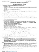 Đề cương ôn tập học kì 1 công nghệ 10