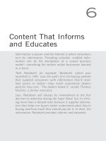Content marketing think like a publisher chapter 6 content that informs and educates 