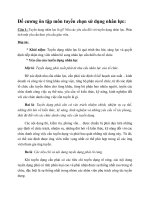 Đề cương ôn tập môn tuyển chọn sử dụng nhân lực