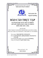 Thực trạng và giải pháp nhằm nâng cao chất lượng, hiệu quả công tác tham mưu, tổng hợp của văn phòng