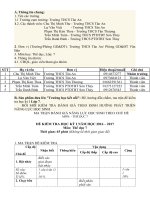 MA TRẬN đề KIỂM TRA TD 7 2016 2017