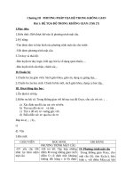 Giáo án hệ tọa độ TRONG KHÔNG GIAN