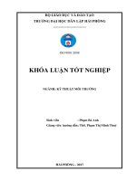 Đánh giá hiện trạng quản lý chất thải rắn sinh hoạt tại huyện thủy nguyên thành phố hải phòng   