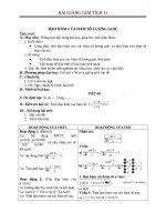 Giáo án Giải tích 11 chương 5 bài 3: Đạo hàm của hàm số lượng giác