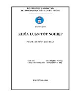 Hoàn thiện công tác kế toán hàng hóa tại Công ty TNHH Thái Việt Trung (Khóa luận tốt nghiệp)