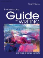 The harbrace guide to writing concise edition