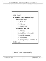 Kinh nghiem quan li phong thuc hanh