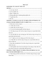 Thực trạng về văn hoá công sở trong các cơ quan hành chính nhà nước ở nước ta hiện nay