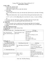 Giáo án Giải tích 11 chương 5 bài 5: Đạo hàm cấp hai