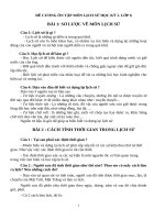 Đề cương ôn tập HKI môn lịch sử lớp 6