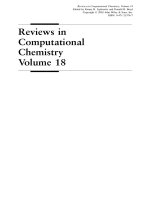 Reviews in computational chemistry vol 18    lipkowitz  boyd 