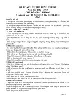 Kế hoạch hoạt động tuần chủ đề giao thông chủ đề nhánh luật lệ giao thông 