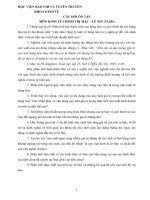 Ôn tập kinh tế chính trị Mác Lê Nin có lời giải