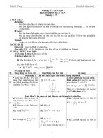 Giáo án Giải tích 11 chương 4 bài 3: Hàm số liên tục