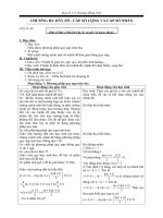 Giáo án Đại số 11 chương 3 bài 1: Phương pháp quy nạp toán học