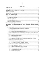 Đánh giá hiệu quả kinh tế sản xuất rau an toàn theo quy trình vietgap tại hợp tác xã kim thành, xã quảng thành, huyện quảng điền, tỉnh thừa thiên huế”  