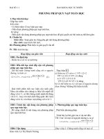 Giáo án Đại số 11 chương 3 bài 1: Phương pháp quy nạp toán học