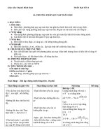 Giáo án Đại số 11 chương 3 bài 1: Phương pháp quy nạp toán học