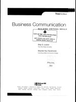 Business communication building critical skills