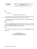 KS văn 9 lần 2 VĨNH TƯỜNG 2017 2018