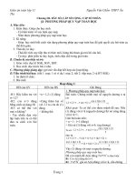 Giáo án Đại số 11 chương 3 bài 1: Phương pháp quy nạp toán học