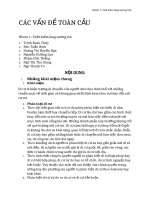 DI CƯ QUỐC TẾ MỘT VẤN ĐỀ TOÀN CẦU