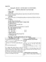 Giáo án Đại số 11 chương 3 bài 1: Phương pháp quy nạp toán học