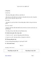 Giáo án Đại số 11 chương 2 bài 5: Xác suất của biến cố