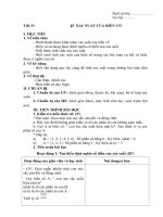 Giáo án Đại số 11 chương 2 bài 5: Xác suất của biến cố