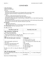 Giáo án Đại số 11 chương 3 bài 4: Cấp số nhân