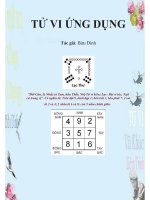 Tử Vi Ứng Dụng - Bửu Định