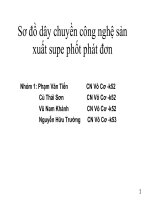 Sơ đồ dây chuyền công nghệ sản xuất supe phốt phát đơn