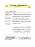 Cách mạng công nghiệp lần thứ 4  Cơ hội và thách thức đối với cơ sở giáo dục đại học Việt Nam