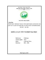 Áp dụng quy trình kỹ thuật tổng hợp trong chăn nuôi lợn nái và lợn con theo mẹ nuôi tại Trại chăn nuôi Bình Minh  Mỹ Đức  Hà Nội. (Khóa luận tốt nghiệp)