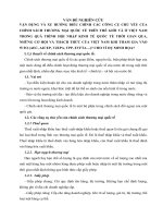 Vận dụng và xu hướng điều chỉnh các công cụ chủ yếu của chính sách thương mại quốc tế trên thế giới và ở việt nam trong quá trình hội nhập kinh tế quốc tế 