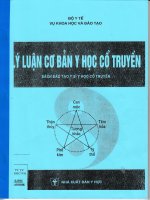 Lý luận cơ bản y học cổ truyền 