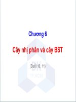 cấu trúc dữ liệu chương 6 Chuong_6_Cay va Cay BST