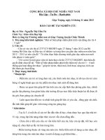 BÁO cáo đề tài NGHIÊN cứu của giáo viên mầm non 