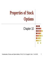 Fundamentals of Futures and Options Markets, 7th Ed, Ch 10