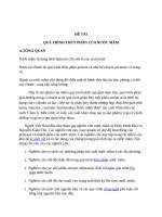 Quá trình thủy phân của nước mắm