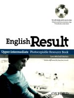 English result upper intermediate photocopiable resource book