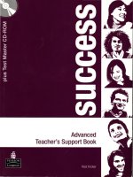 Success advanced teacher book