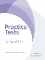 Practice tests for level b1+