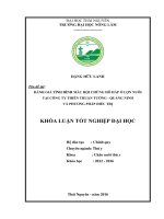 Ðánh giá tình hình mắc hội chứng hô hấp ở lợn nuôi tại công ty Thiên Thuận Tường – Quảng Ninh và phương pháp điều trị (Khóa luận tốt nghiệp)