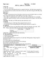 Giáo án hóa lớp 11