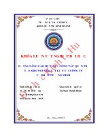 Nâng cao hiệu quả công tác quản trị tồn kho nguyên vật liệu tại công ty cổ phần phương minh 