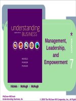 Understanding business 8th by mcchugh nickels chapter 07 