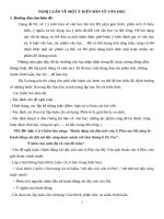 kỸ NĂNG NGHỊ LUẬN VỀ MỘT Ý  KIẾN BÀN VỀ VĂN HỌC  THI THPT QG