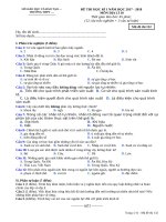 bộ đề kiểm tra địa lý 10   có đáp án